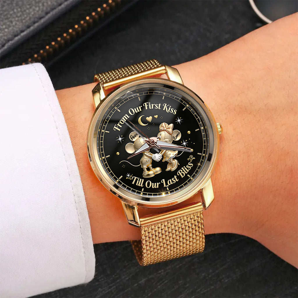 Personalized Women's Hand Watch Custom Charm Gift for Her Women Hand Watch GradoCreations