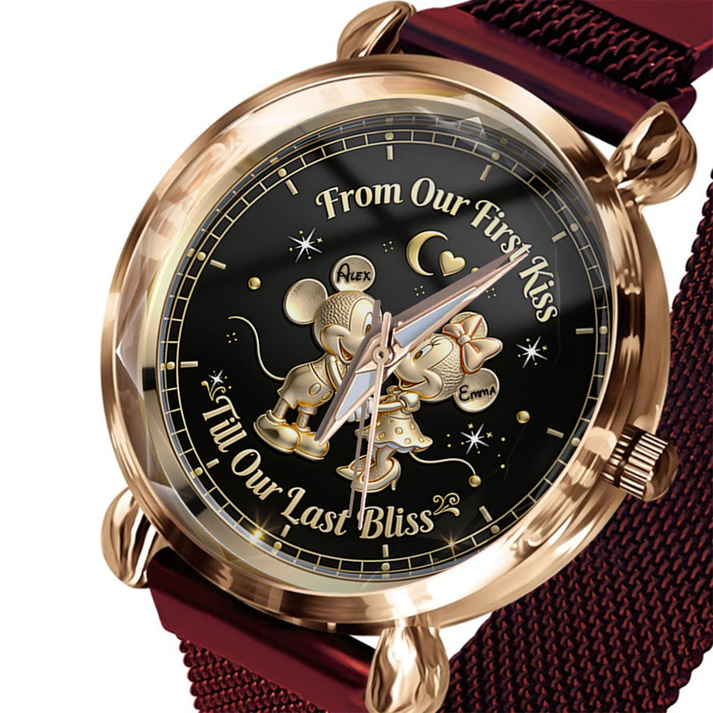 Personalized Women Hand Watch Custom Name Gift for Her Women Hand Watch GradoCreations