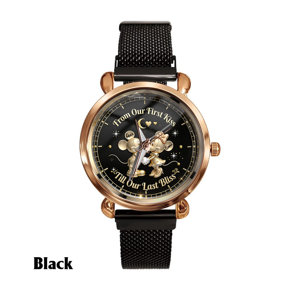 Personalized Women Hand Watch Custom Name Gift for Her Women Hand Watch GradoCreations