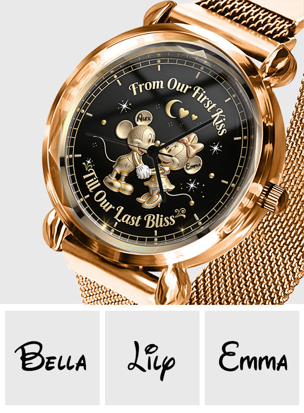 Personalized Women Hand Watch Custom Name Gift for Her Women Hand Watch GradoCreations