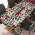 Personalized Christmas Mouse Table Cloth Cover for Family Table Cloth Cover GradoCreations