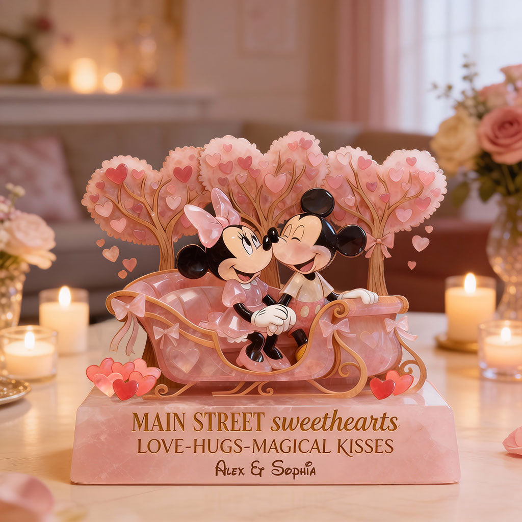 Personalized Acrylic Plaque Custom Name Gift for Couples Custom Shaped Acrylic Plaque GradoCreations