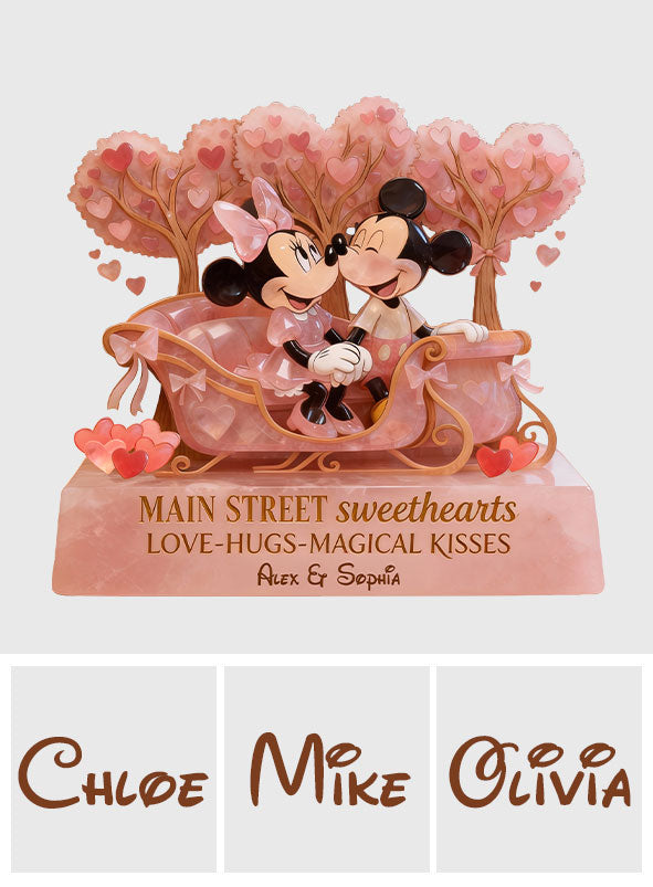 Personalized Acrylic Plaque Custom Name Gift for Couples Custom Shaped Acrylic Plaque GradoCreations