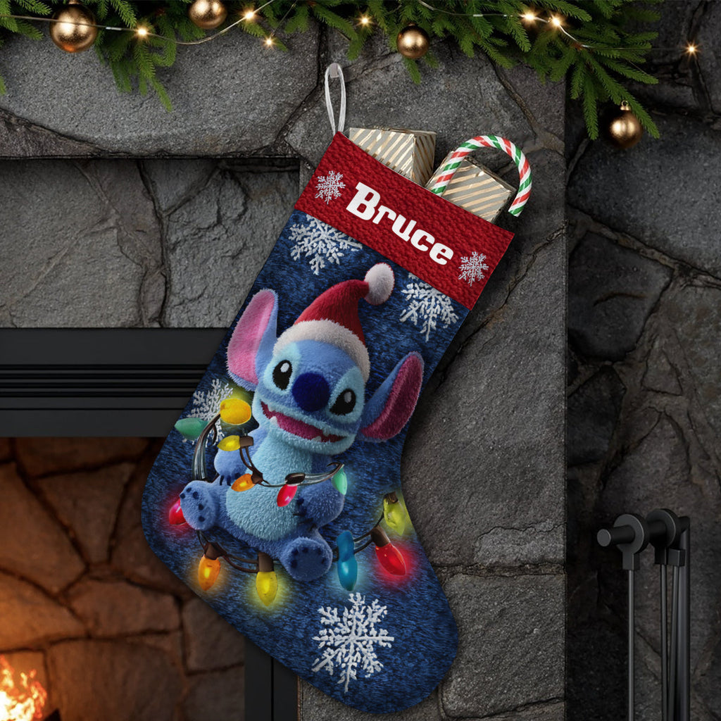 Personalized Ohana Christmas Stockings Custom Name Holiday Decor Christmas Stockings GradoCreations