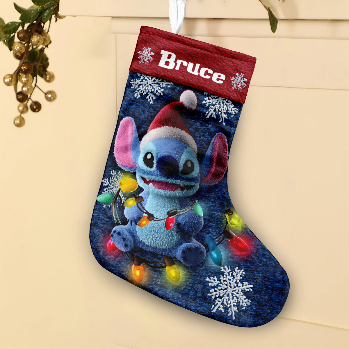 Personalized Ohana Christmas Stockings Custom Name Holiday Decor Christmas Stockings GradoCreations