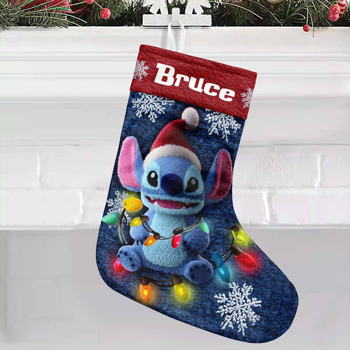 Personalized Ohana Christmas Stockings Custom Name Holiday Decor Christmas Stockings GradoCreations