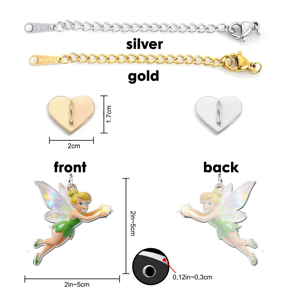 Personalized Fairy Dangling Charms Custom Gift for Kids Dangling Charms GradoCreations
