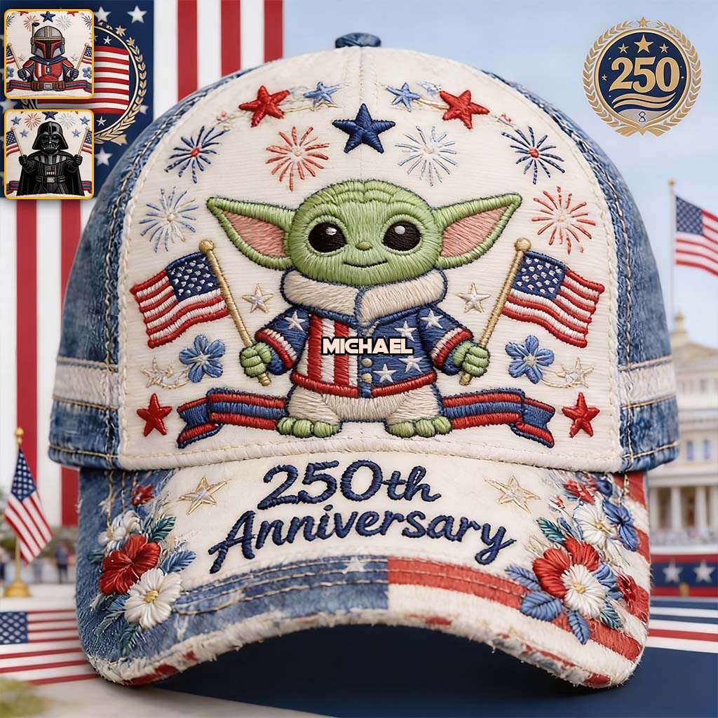 Personalized 250th Anniversary Classic Cap with Custom Name for Kids Classic Cap GradoCreations
