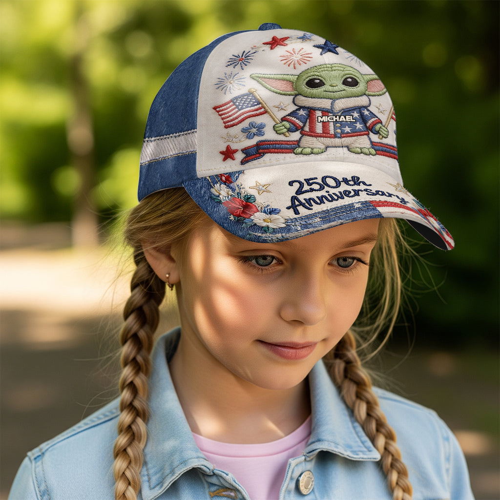 Personalized 250th Anniversary Classic Cap with Custom Name for Kids Classic Cap GradoCreations