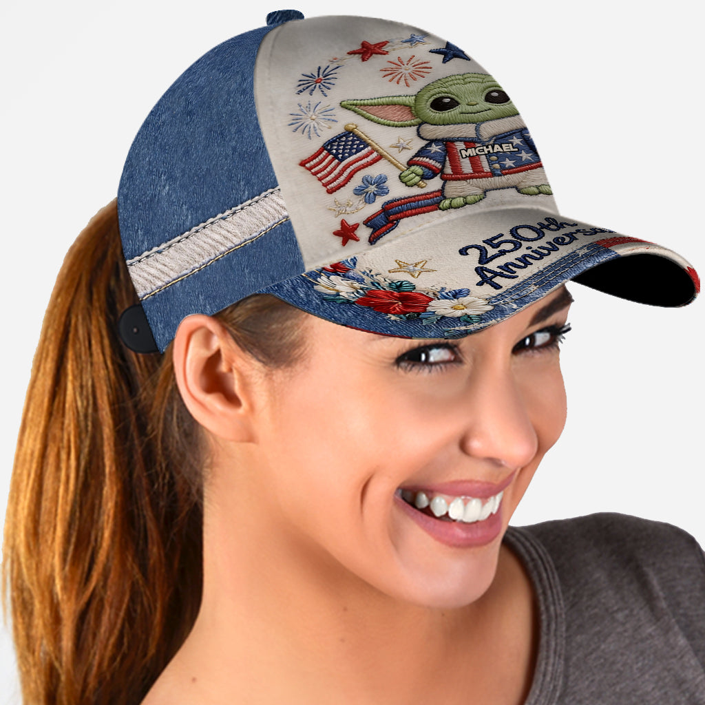 Personalized 250th Anniversary Classic Cap with Custom Name for Kids Classic Cap GradoCreations