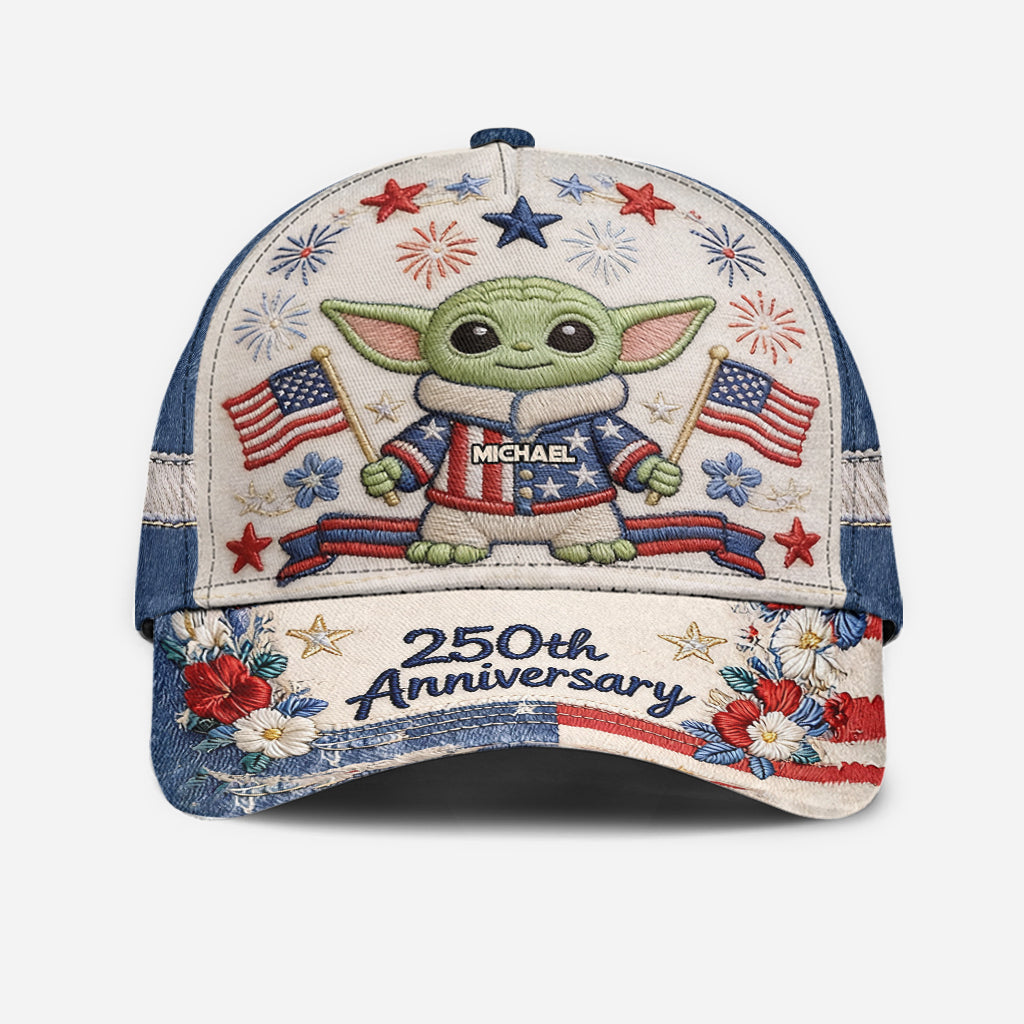 Personalized 250th Anniversary Classic Cap with Custom Name for Kids Classic Cap GradoCreations