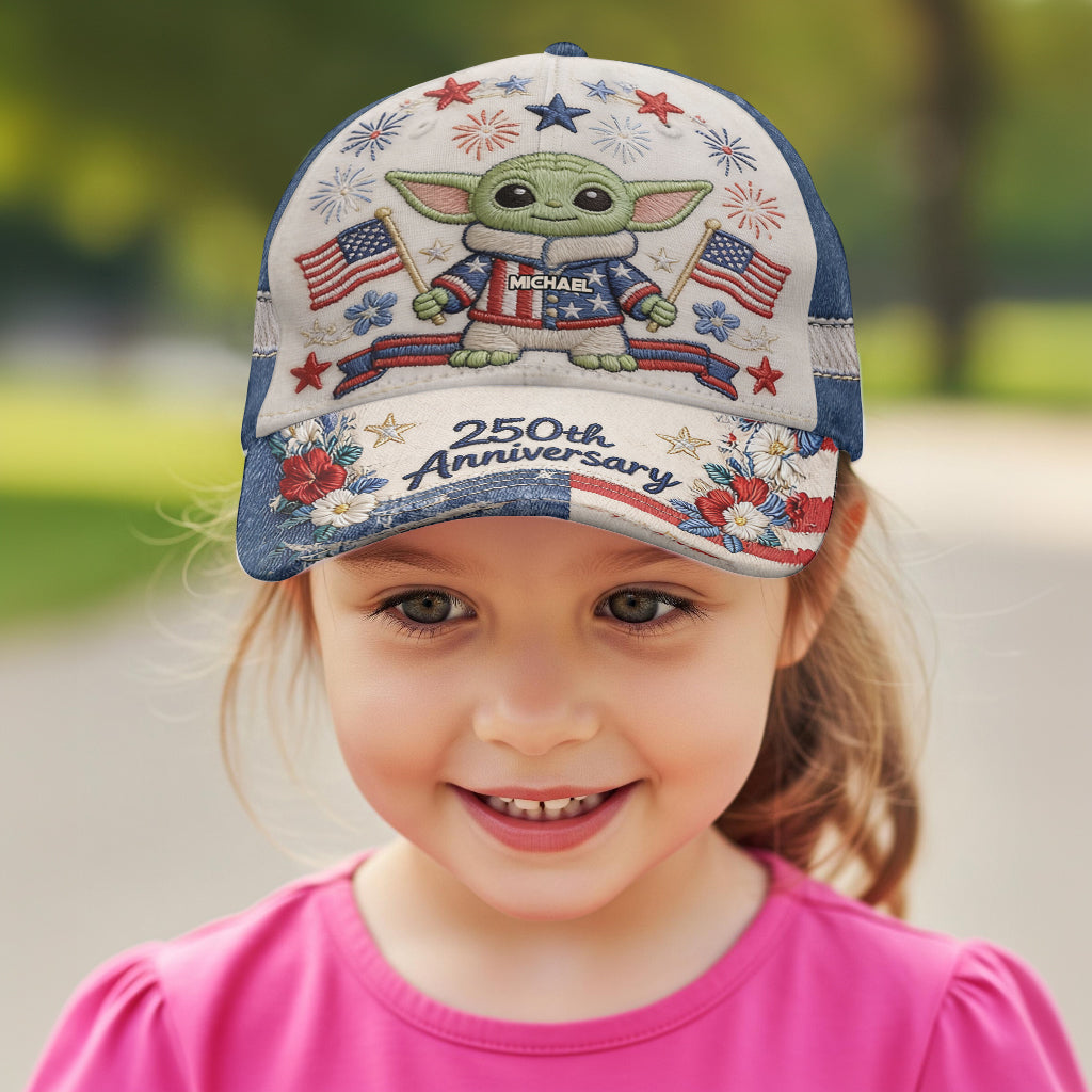 Personalized 250th Anniversary Classic Cap with Custom Name for Kids Classic Cap GradoCreations