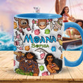 Personalized Moana Accent Mug Custom Name Gift for Kids Accent Mug GradoCreations