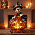 Personalized Pumpkin Witch Acrylic LED Night Light Gift Acrylic LED Night Light GradoCreations