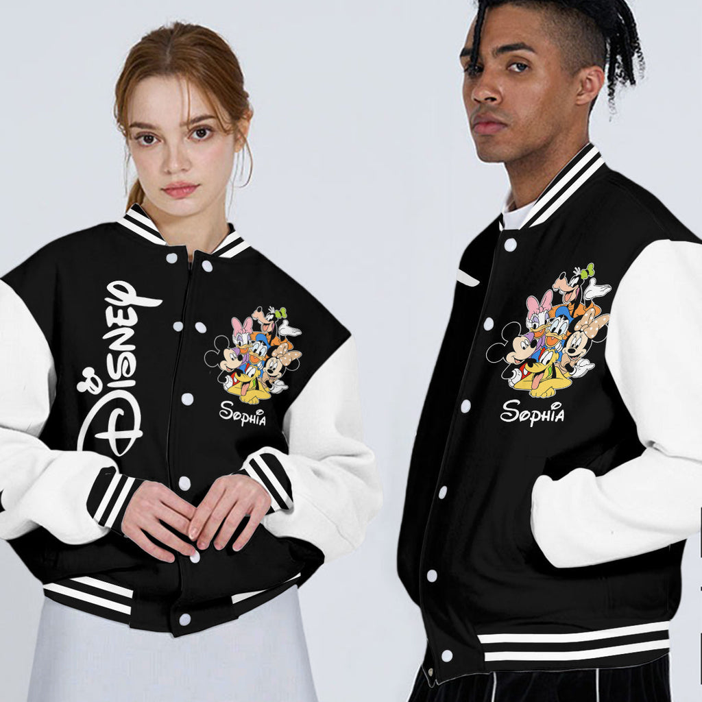 Personalized Disney Varsity Jacket Custom Name Gift for Kids Varsity Jacket GradoCreations