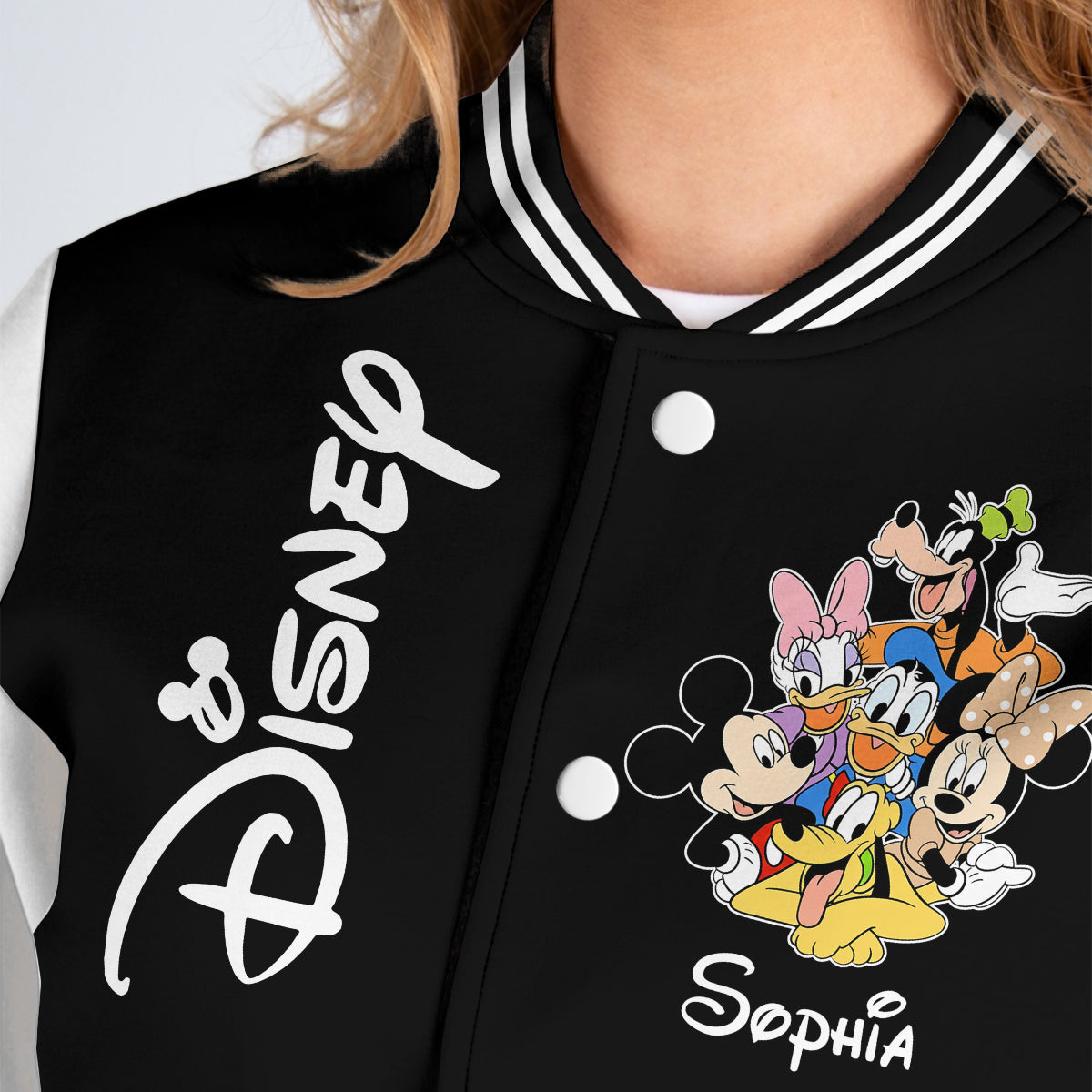 Personalized Disney Varsity Jacket Custom Name Gift for Kids Varsity Jacket GradoCreations