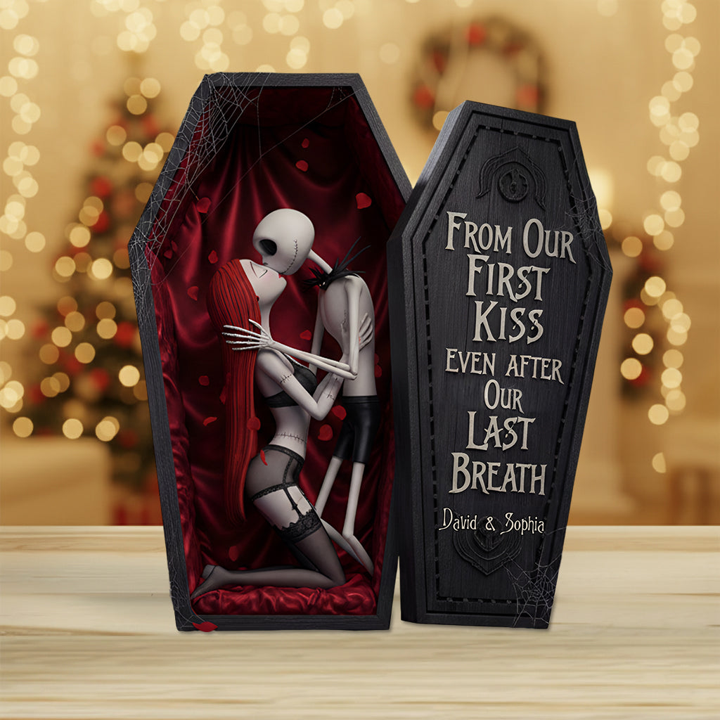 Personalized Acrylic Plaque Custom First Kiss Gift for Couple Custom Shaped Acrylic Plaque GradoCreations