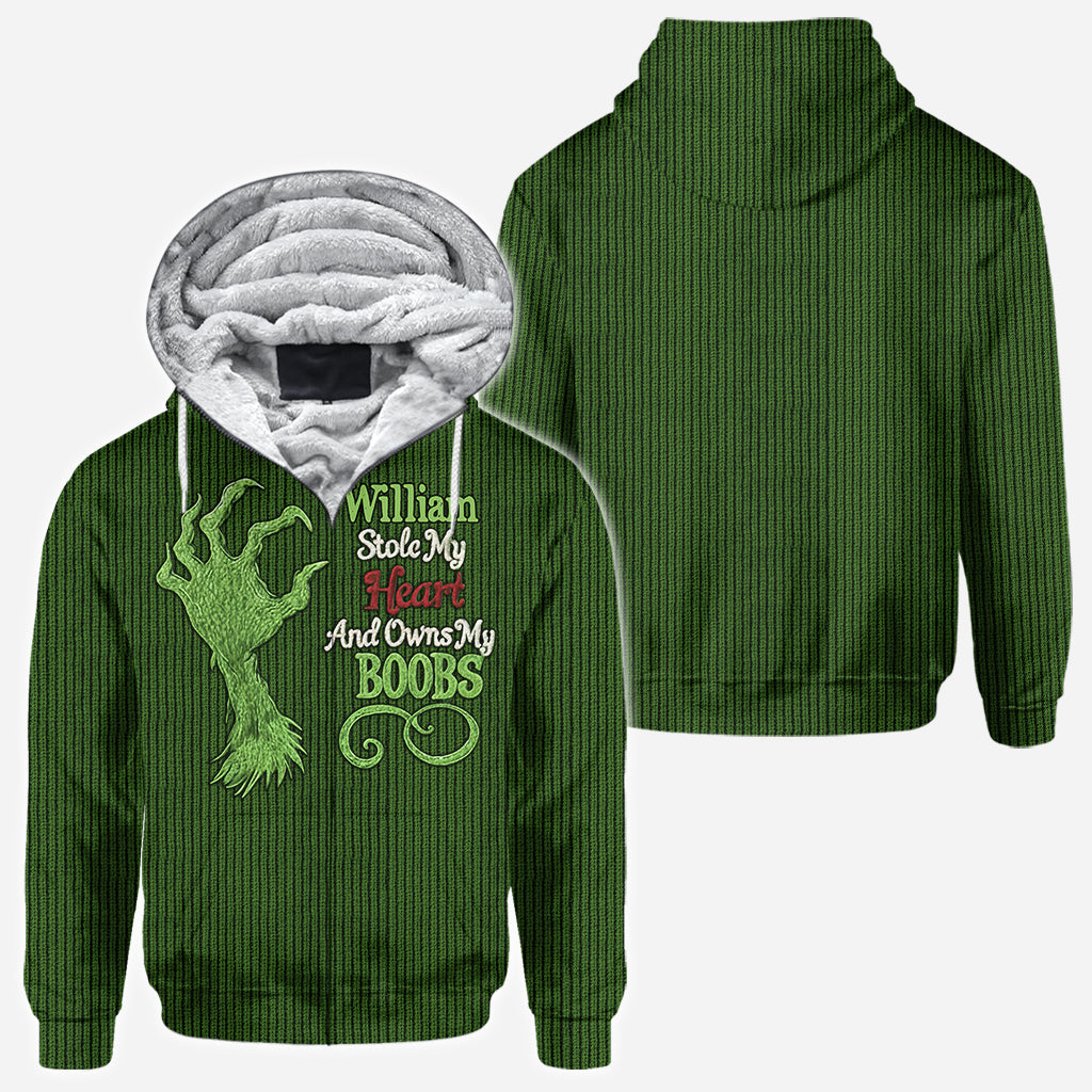 Personalized Christmas All Over Shirt with Fun Design for Her All Over Shirt GradoCreations