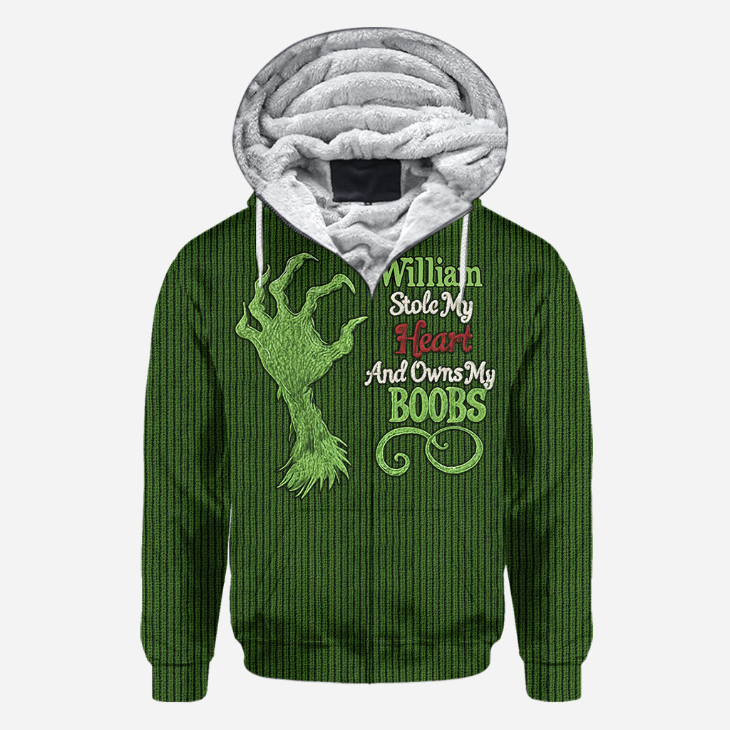 Personalized Christmas All Over Shirt with Fun Design for Her All Over Shirt GradoCreations