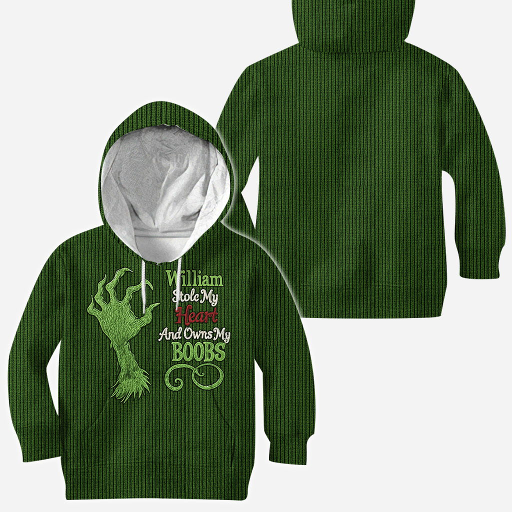 Personalized Christmas All Over Shirt with Fun Design for Her All Over Shirt GradoCreations