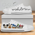 Personalized Low Top Shoes with Disney Character Embroidery for Kids #VALUE! GradoCreations