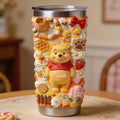 Personalized 3D Bear Tumbler Custom Name Gift for Kids Tumbler GradoCreations