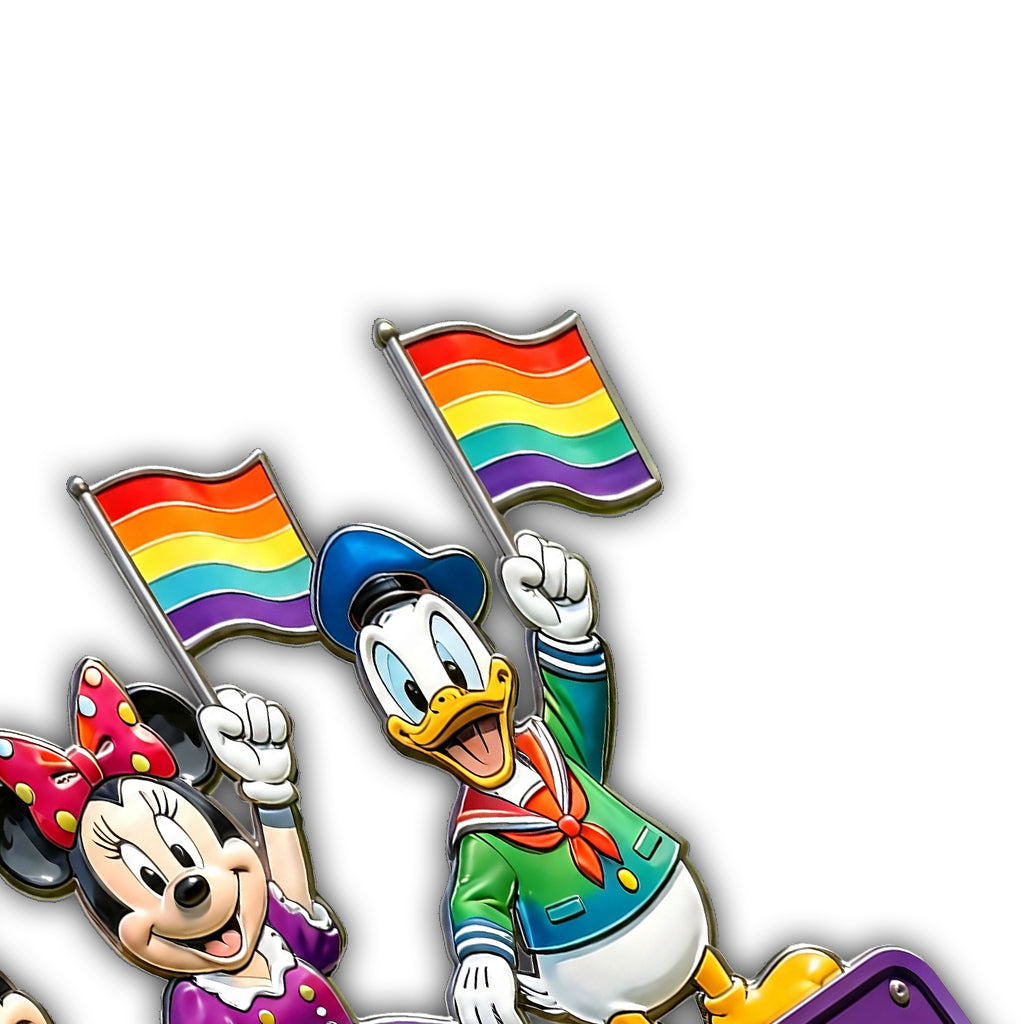 Personalized LGBT Support Acrylic Stake & Metal Sign for Garden Decor Acrylic Stake & Metal Sign GradoCreations