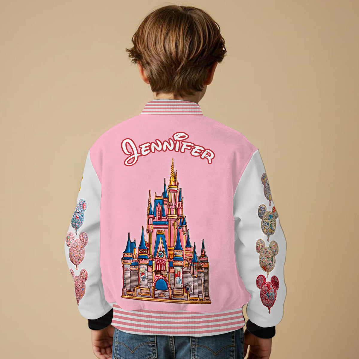 Personalized Magical Castle Varsity Jacket Custom Name Gift Varsity Jacket GradoCreations