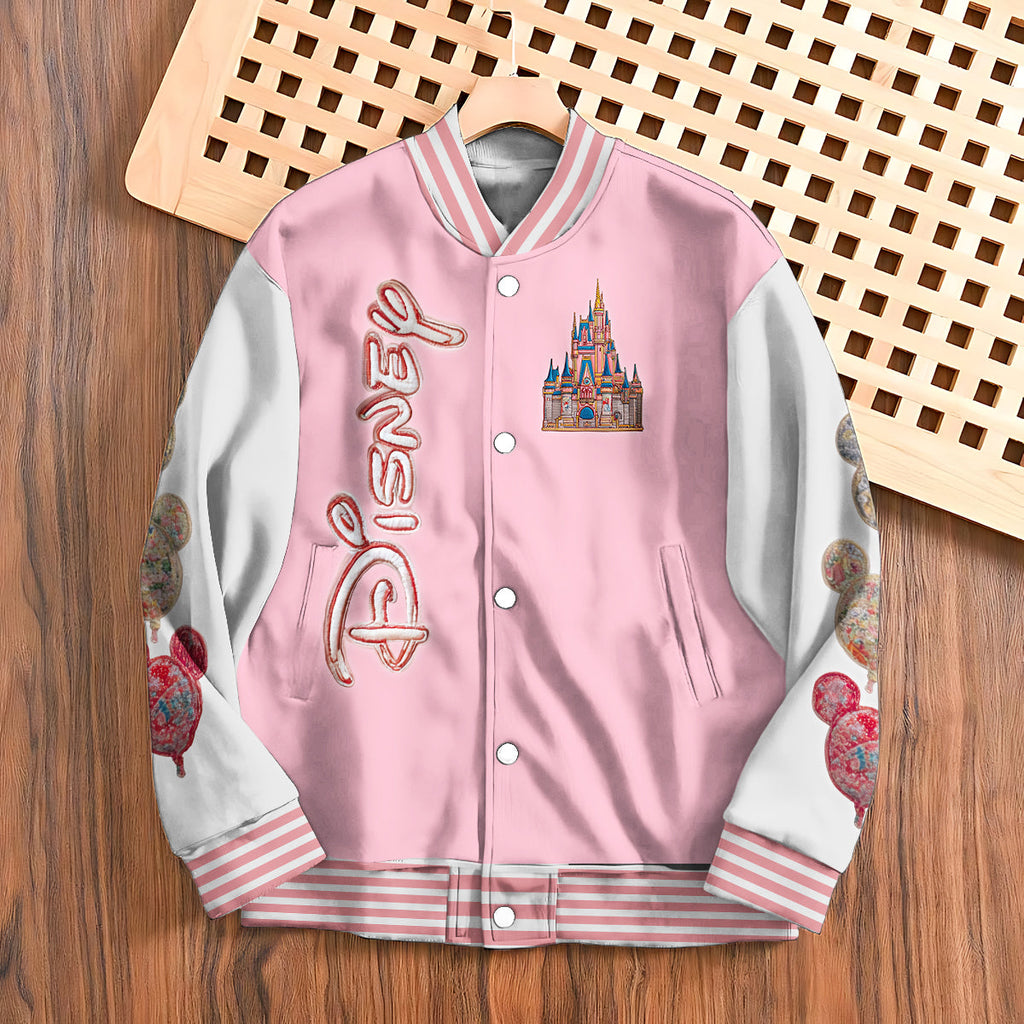 Personalized Magical Castle Varsity Jacket Custom Name Gift Varsity Jacket GradoCreations