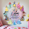 Personalized Disney Princess Wall Hanging Clock Gift for Kids Wall Hanging Clock GradoCreations
