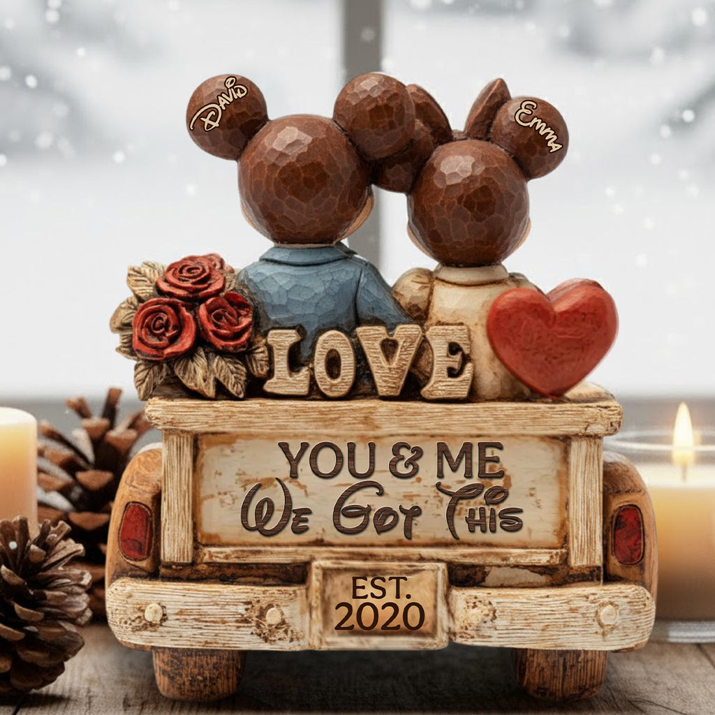 Personalized Acrylic Plaque Custom Shape You & Me Gift for Couple Custom Shaped Acrylic Plaque GradoCreations