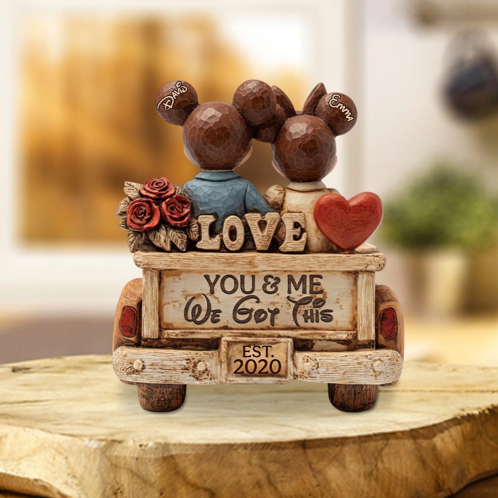 Personalized Acrylic Plaque Custom Shape You & Me Gift for Couple Custom Shaped Acrylic Plaque GradoCreations
