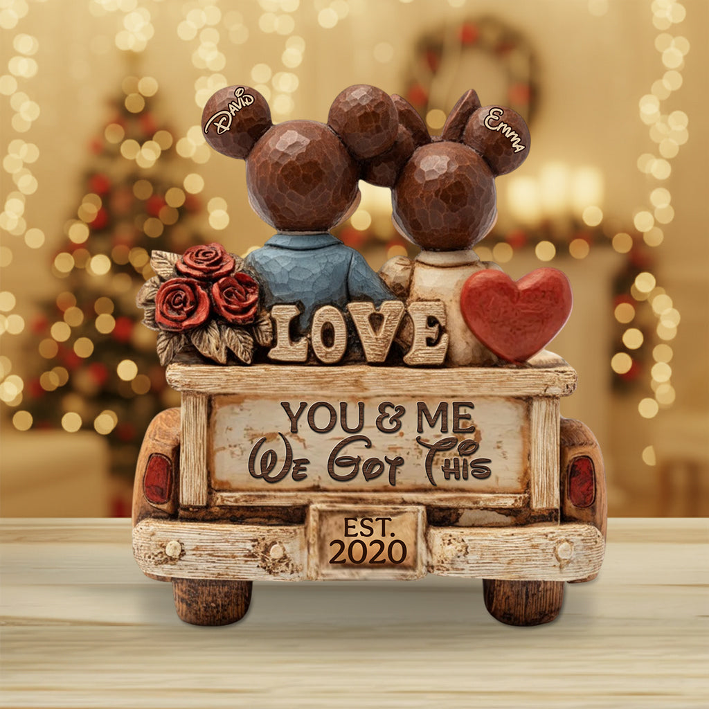 Personalized Acrylic Plaque Custom Shape You & Me Gift for Couple Custom Shaped Acrylic Plaque GradoCreations