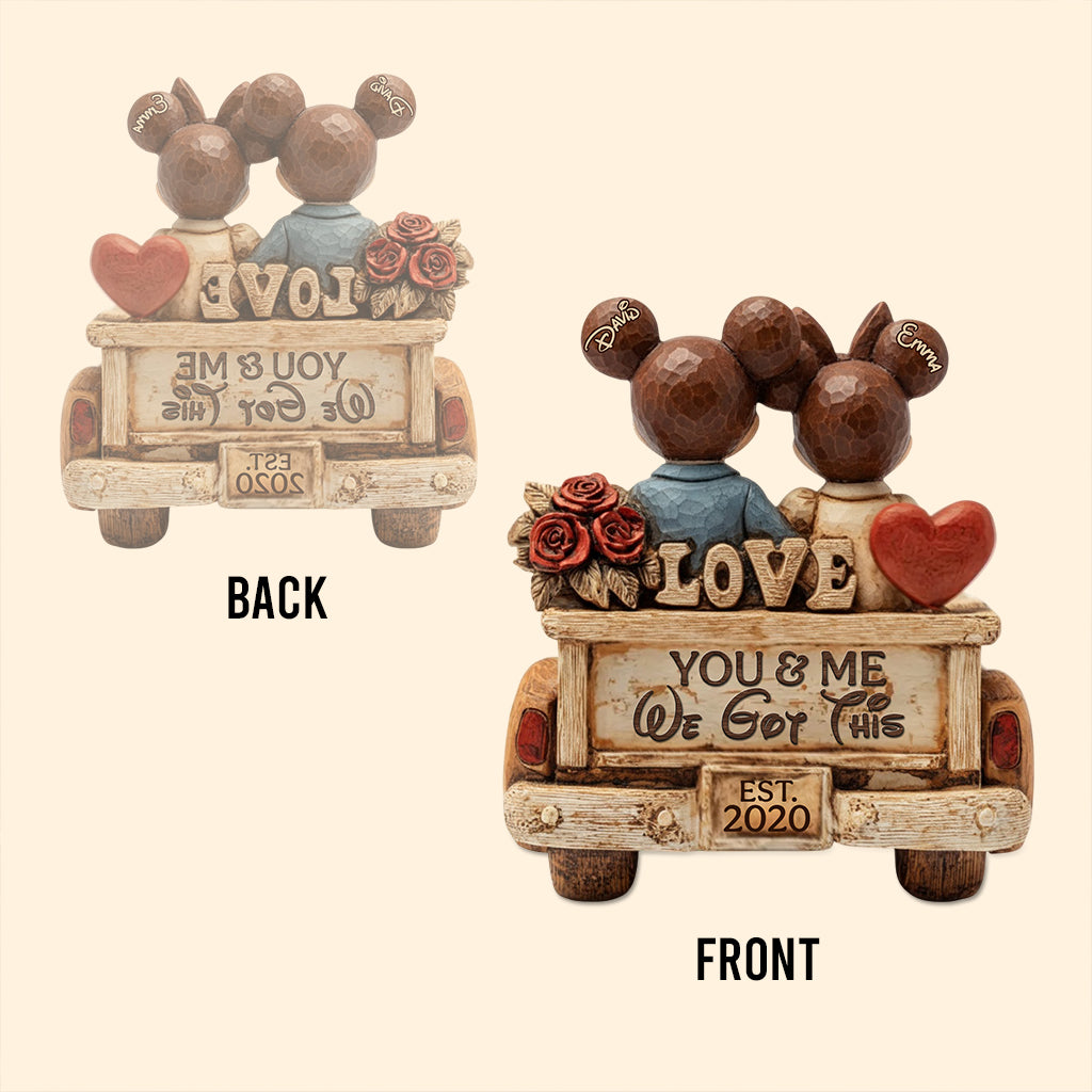 Personalized Acrylic Plaque Custom Shape You & Me Gift for Couple Custom Shaped Acrylic Plaque GradoCreations