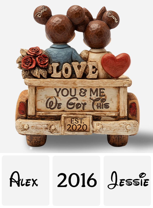 Personalized Acrylic Plaque Custom Shape You & Me Gift for Couple Custom Shaped Acrylic Plaque GradoCreations
