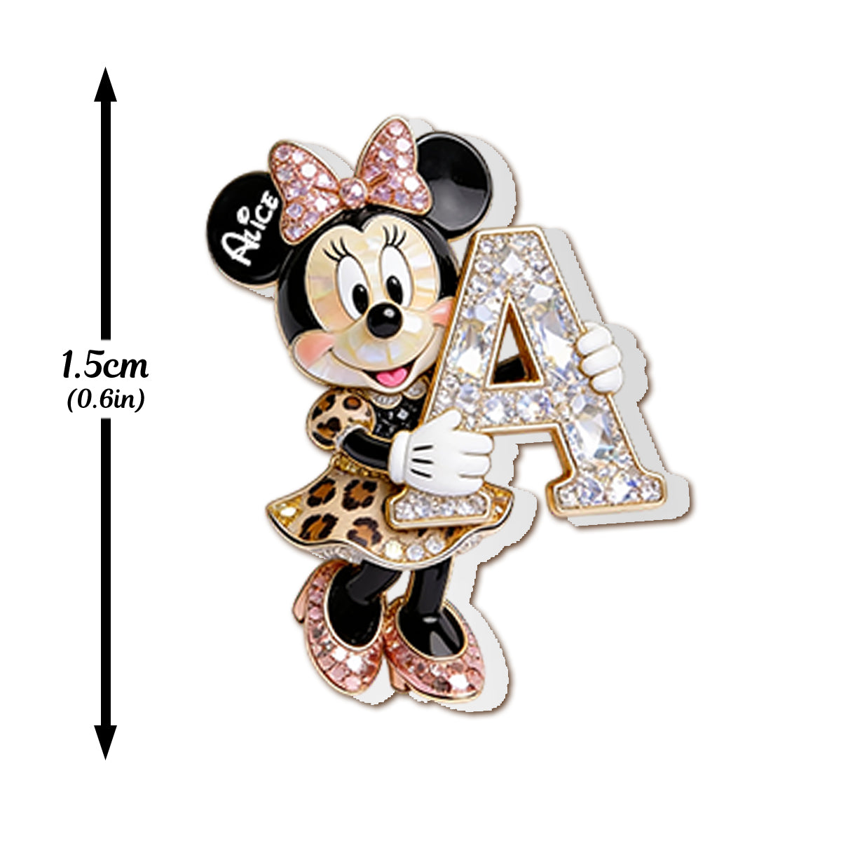 Personalized 3D Mouse Stud Earrings Custom Name Gift Idea Stud Earrings GradoCreations