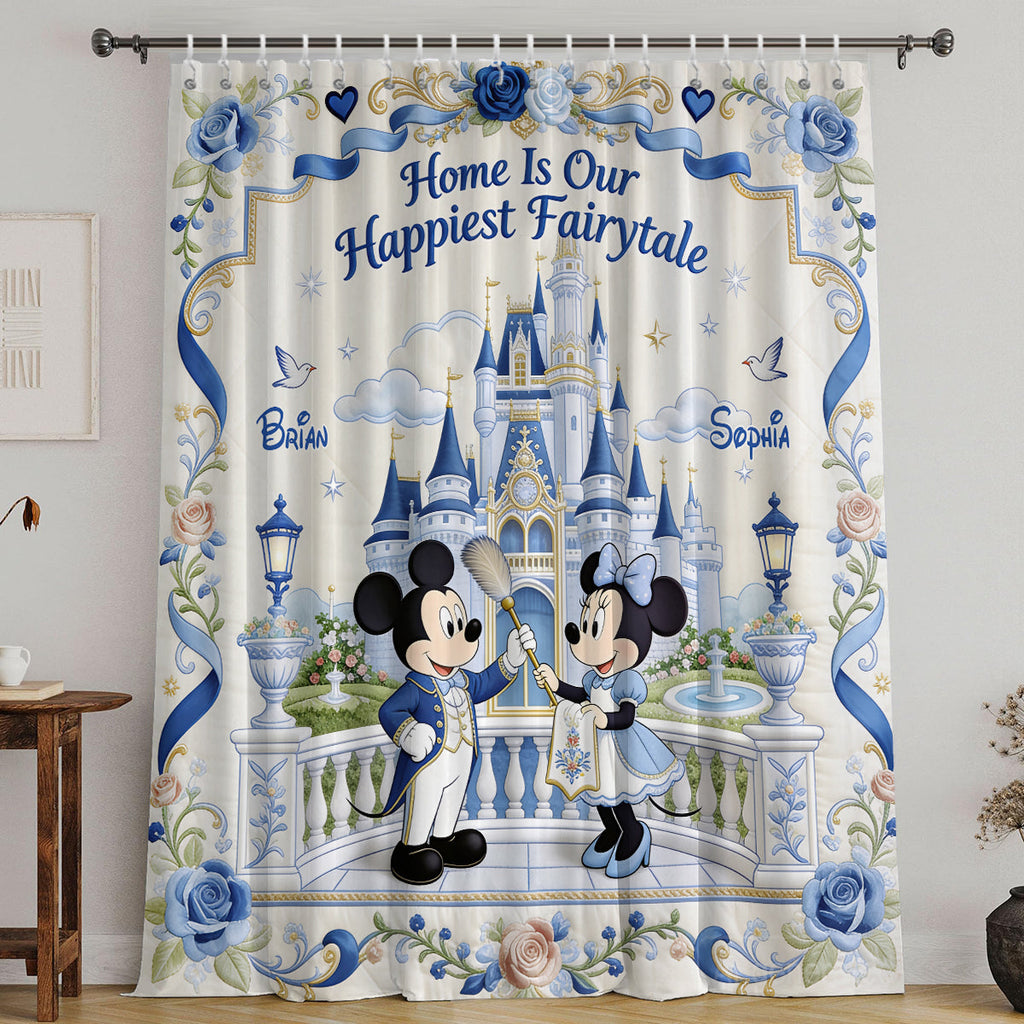 Personalized Mickey Mouse Blackout Curtains for Kids Room - Fairytale Design Window Curtains GradoCreations