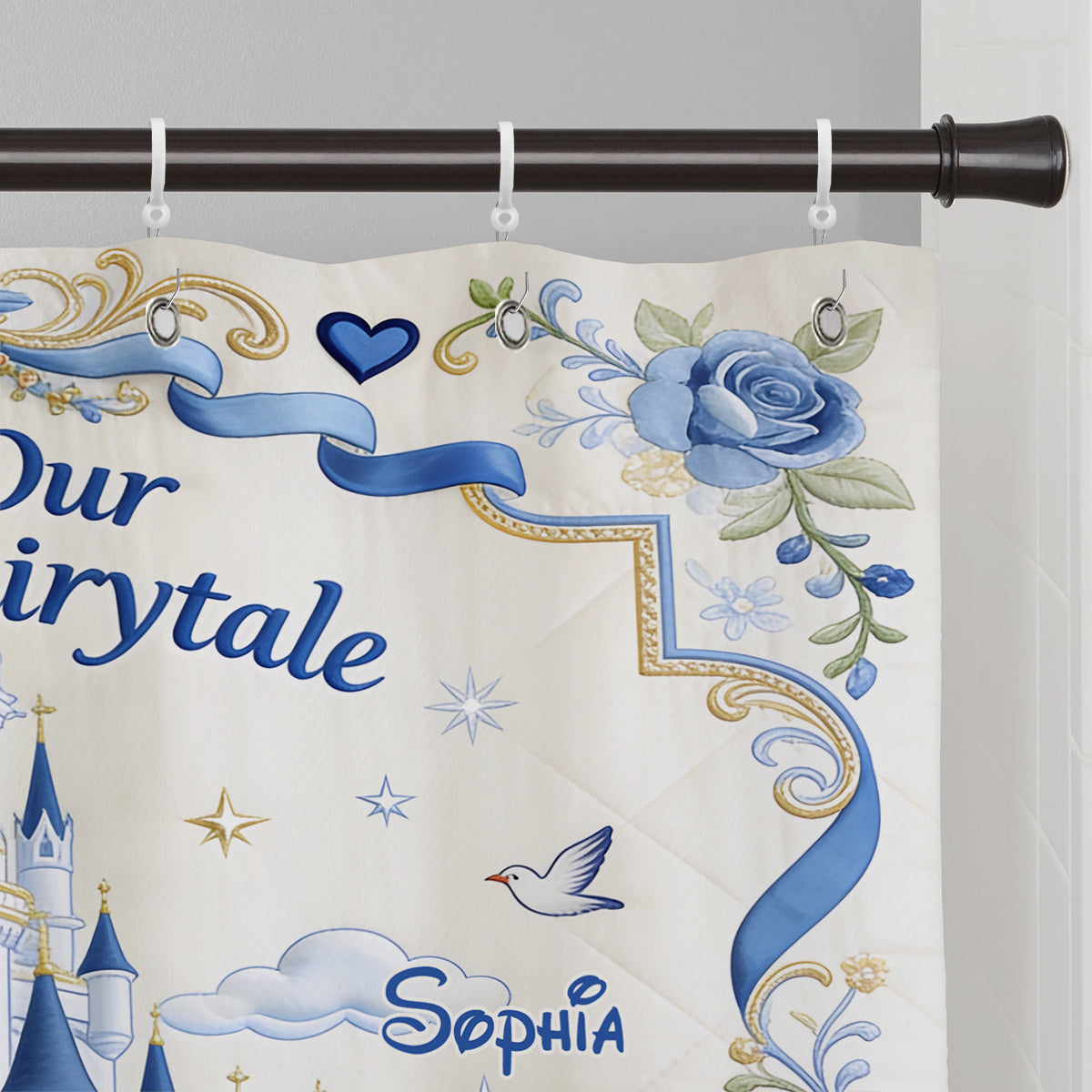 Personalized Mickey Mouse Blackout Curtains for Kids Room - Fairytale Design Window Curtains GradoCreations