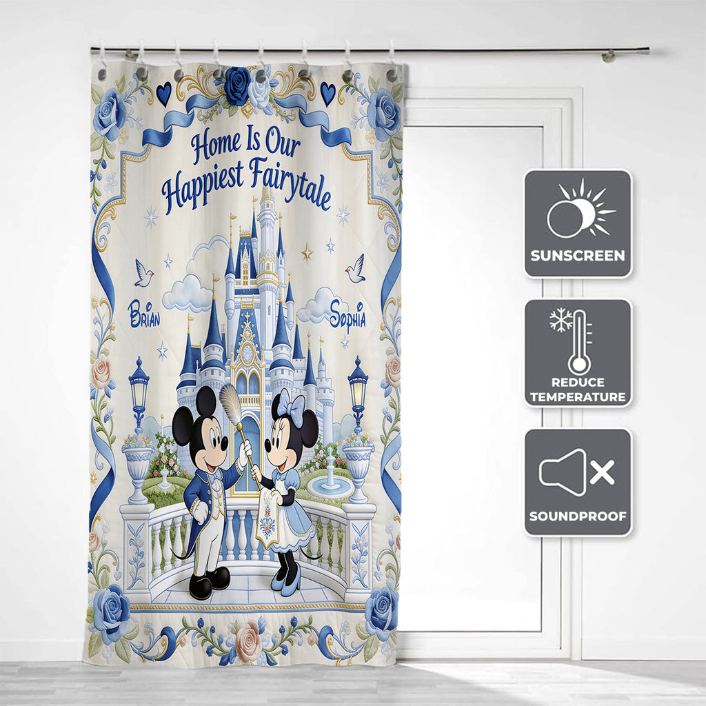 Personalized Mickey Mouse Blackout Curtains for Kids Room - Fairytale Design Window Curtains GradoCreations