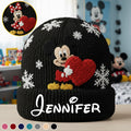 Personalized Mickey Mouse Beanie Hat Custom Name Gift for Kids Beanie Hat GradoCreations