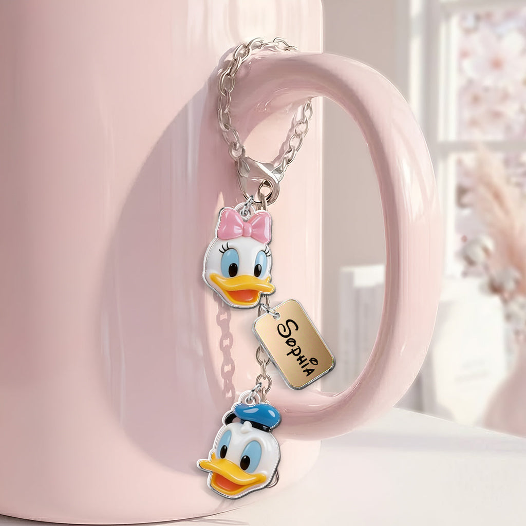 Personalized Dangling Charm Set for Phone Cases - Custom Acrylic Keychain Gift Dangling Charms GradoCreations