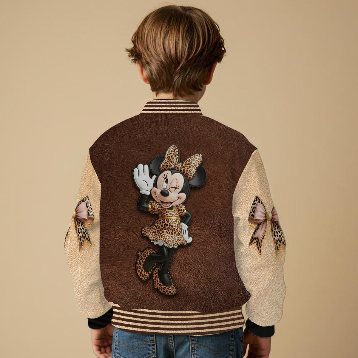 Personalized Leopard Varsity Jacket with Custom Name for Girls Varsity Jacket GradoCreations