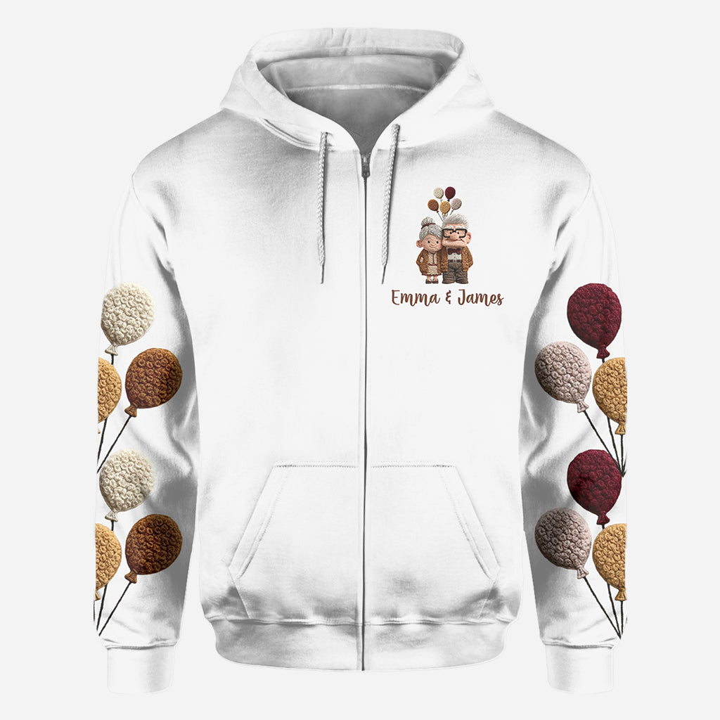 Personalized All Over Shirt with 'My Greatest Adventure' Design for Couples All Over Shirt GradoCreations