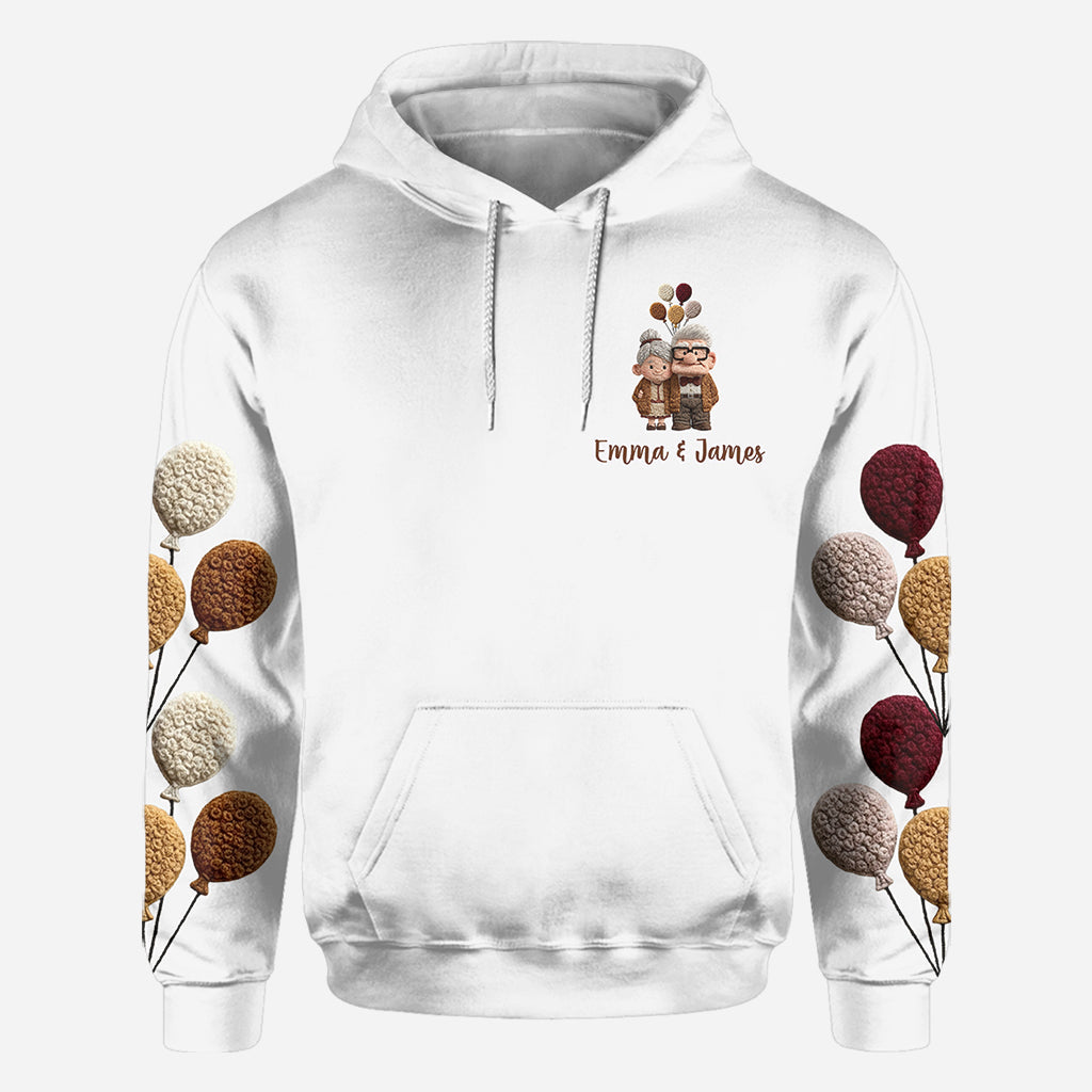 Personalized All Over Shirt with 'My Greatest Adventure' Design for Couples All Over Shirt GradoCreations