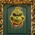 Personalized Grinchmas Wreath LED Light Acrylic Sign for Christmas LED Light Acrylic Sign GradoCreations