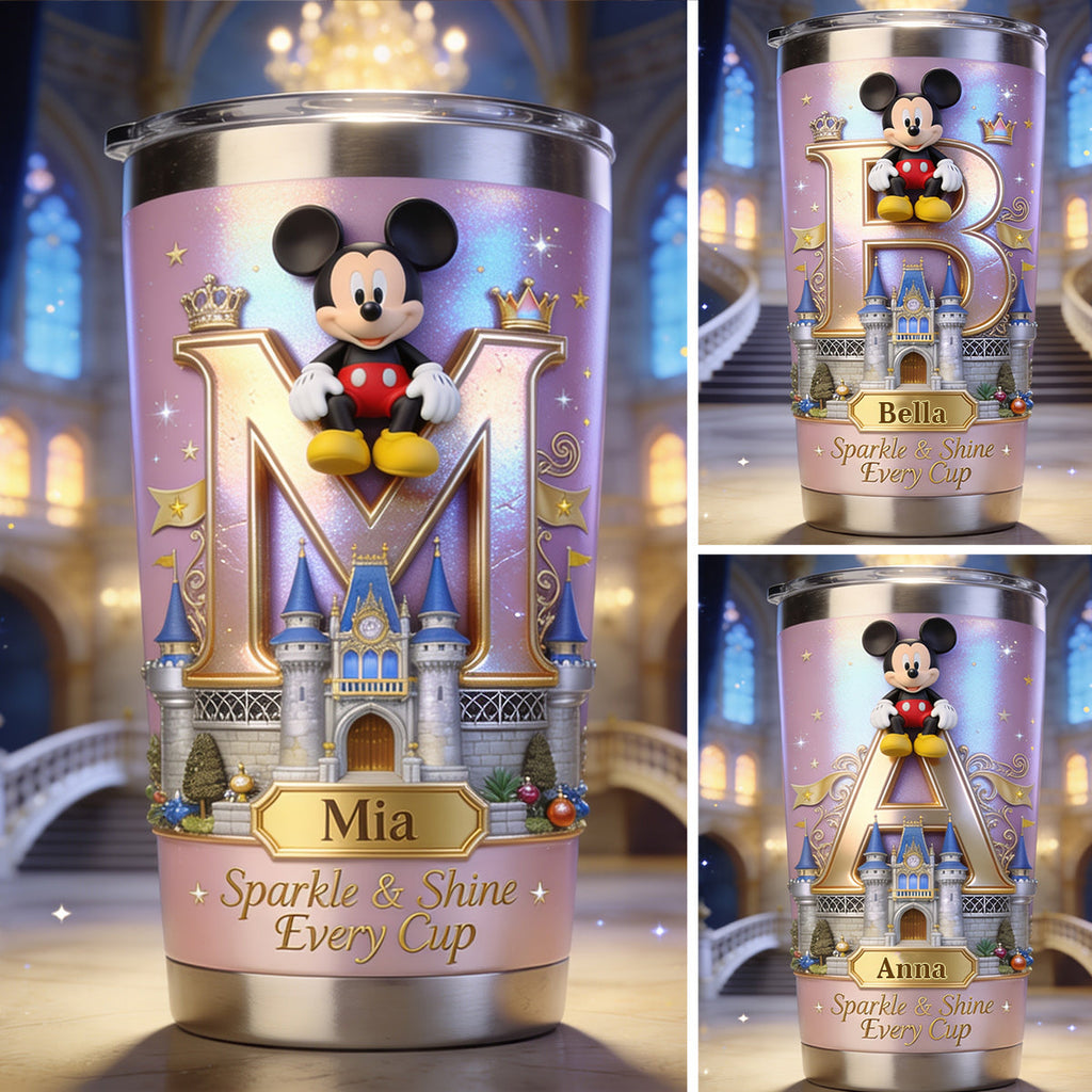 Personalized Disney Mickey Mouse Tumbler Custom Name Gift for Movie Fans Tumbler GradoCreations