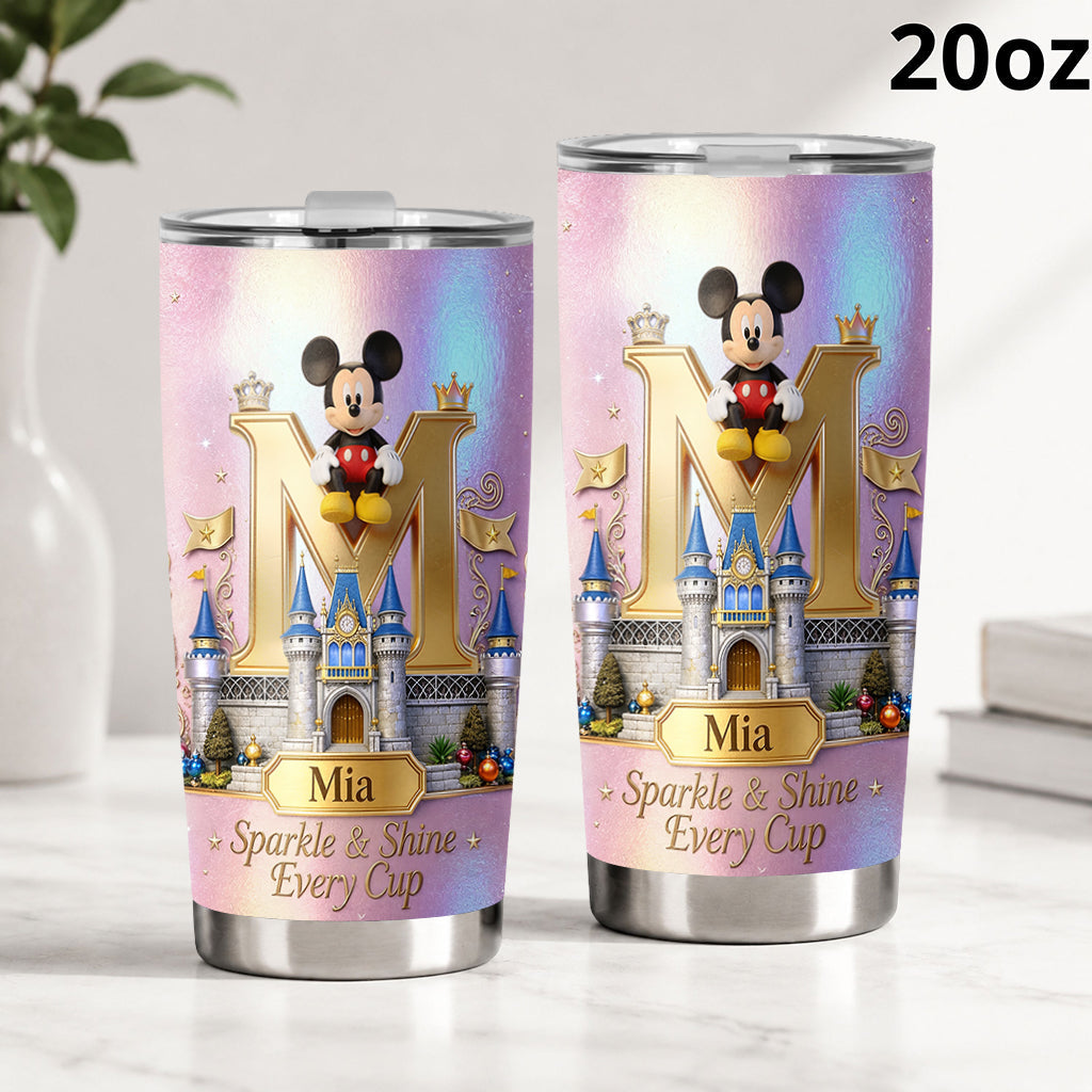 Personalized Disney Mickey Mouse Tumbler Custom Name Gift for Movie Fans Tumbler GradoCreations