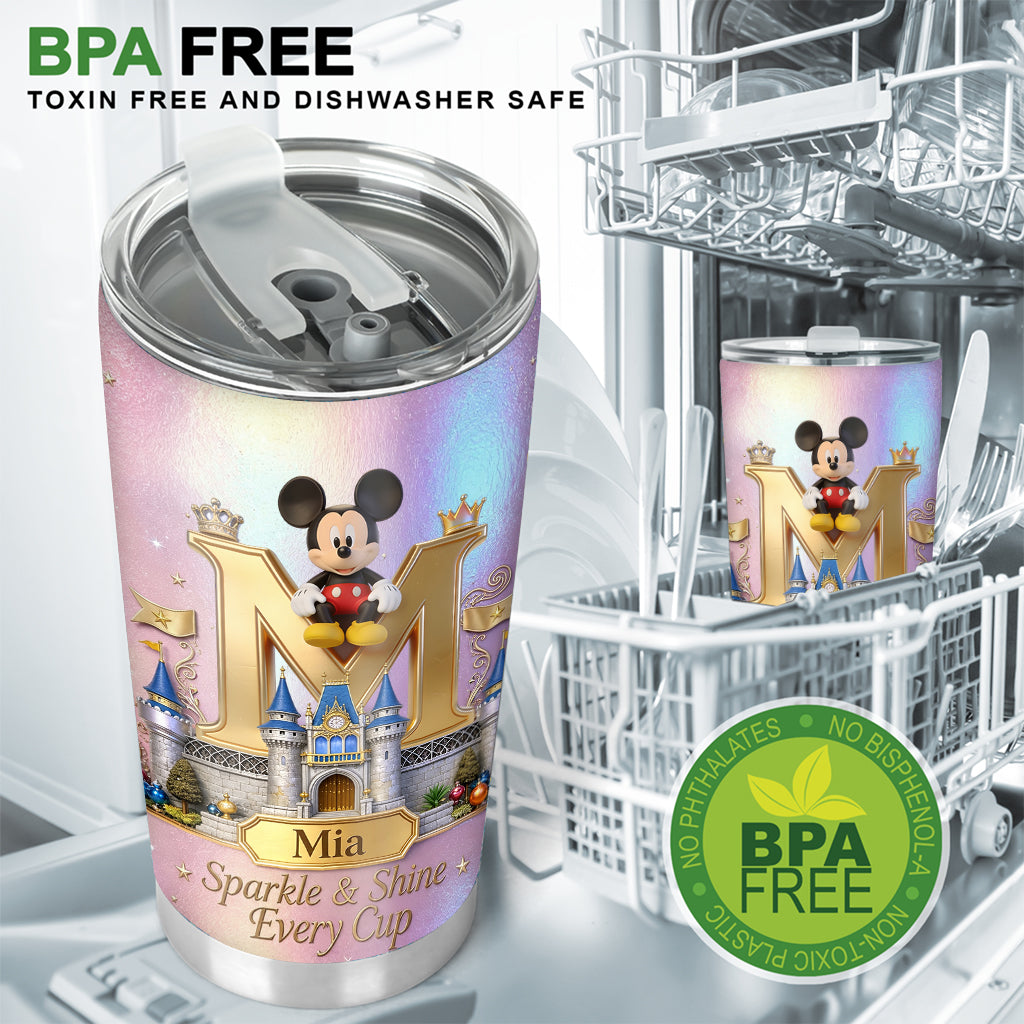 Personalized Magic Tumbler with Mickey Mouse Design for Kids Tumbler GradoCreations