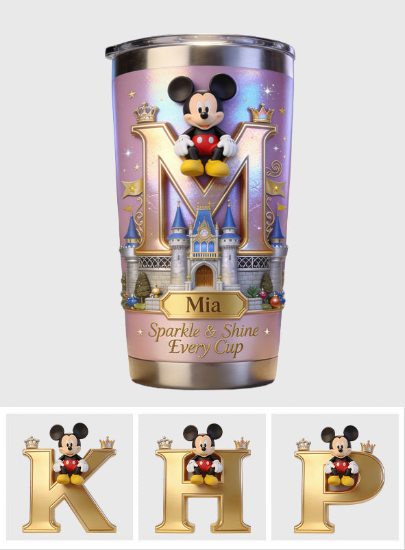 Personalized Magic Tumbler with Mickey Mouse Design for Kids Tumbler GradoCreations