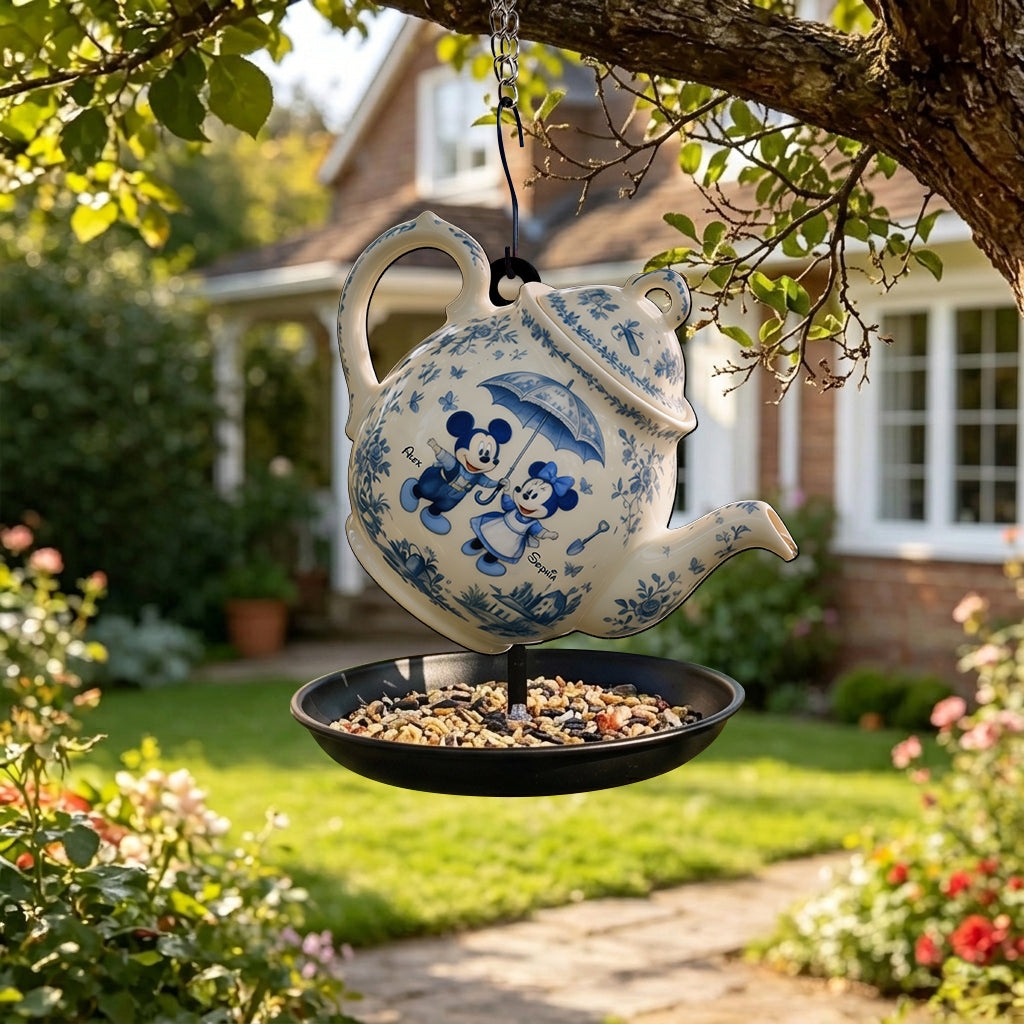 Personalized Bird Feeder and Bath Custom Garden Decor Gift Bird Feeder/ Bath GradoCreations